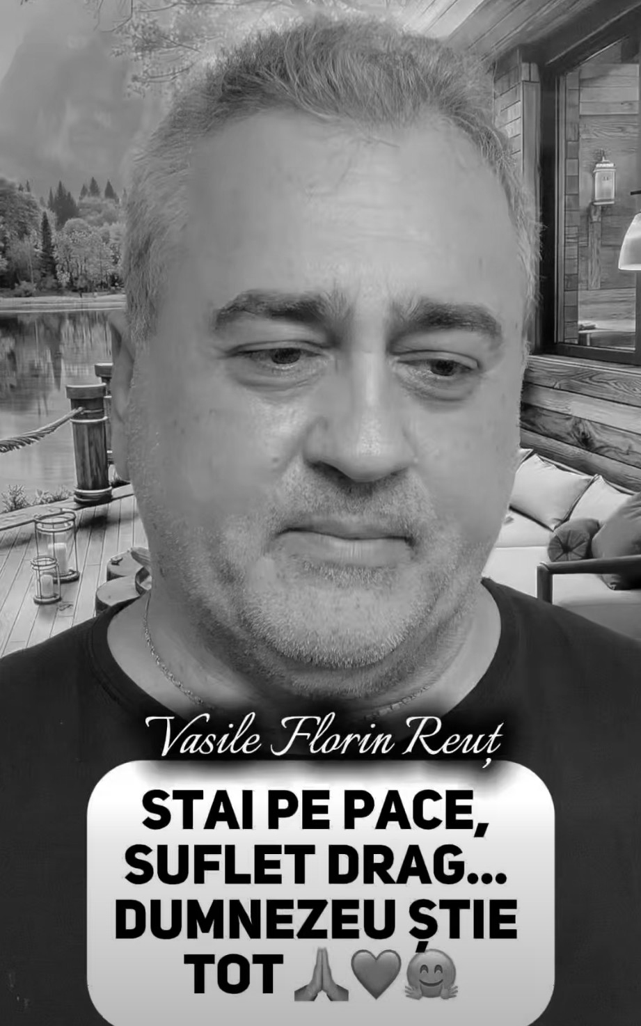 Stau pe pace, suflet drag… Dumnezeu știe tot. 🙏❤️