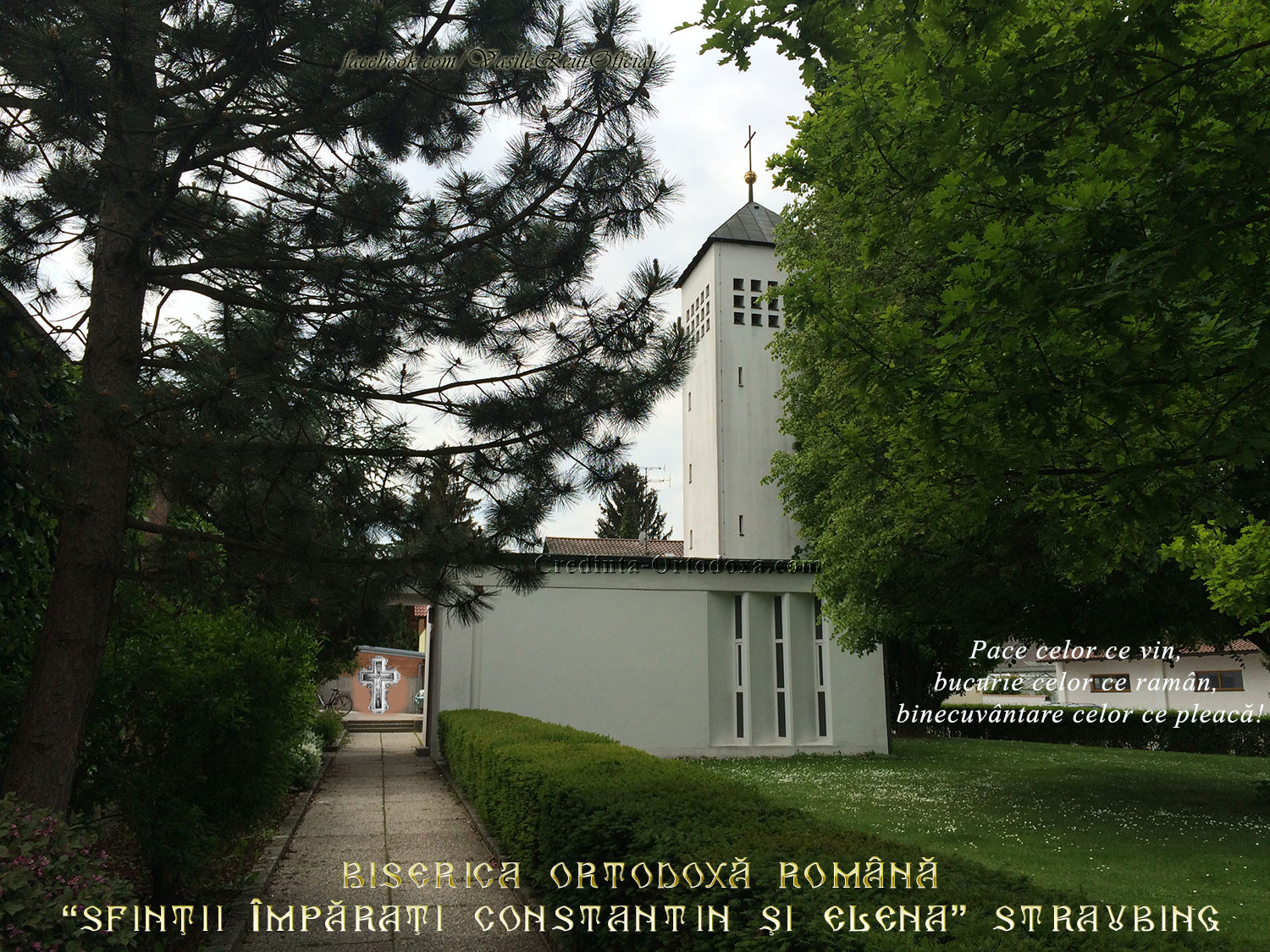 Biserica Ortodoxa Romana Sfintii Imparati Constantin si Elena din Straubing - Friedhofskapelle des St. Michael-Friedhofs * Parintele Vasile Florin Reut * www.credinta-ortodoxa.com