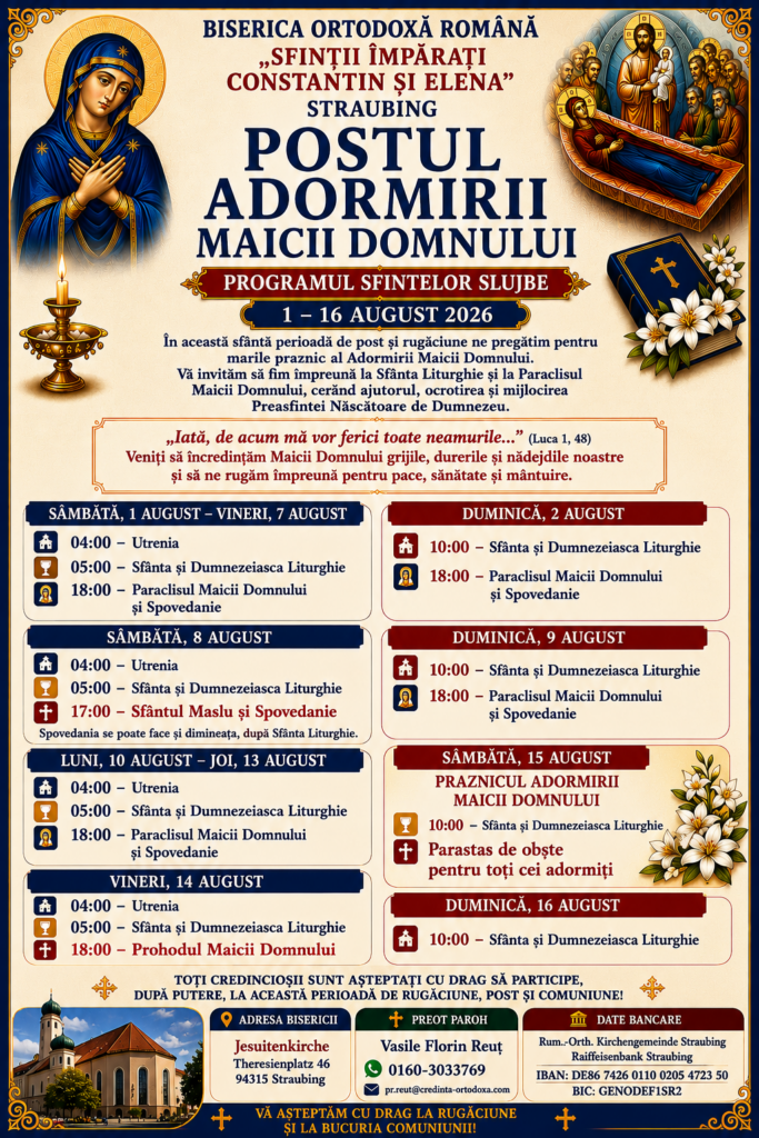 Postul Adormirii Maicii Domnului