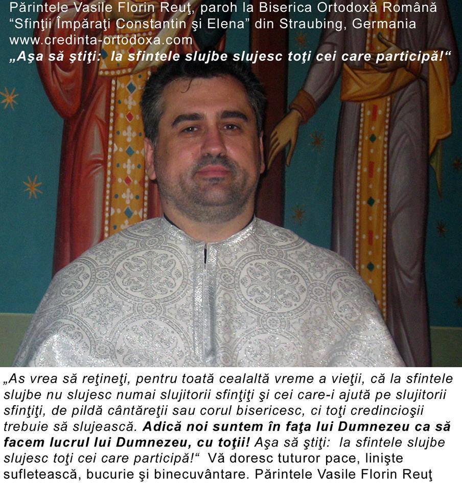 Asa sa stiti: la sfintele slujbe slujesc toti cei care participa! * www.credinta-ortodoxa.com