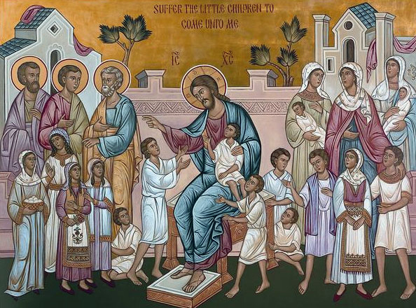 Mantuitorul nostru Iisus Hristos: "Lasati copii sa vina la mine si nu-i opriti, caci a unora ca acestia este Imparatia lui Dumnezeu" (Marcu 10, 14)