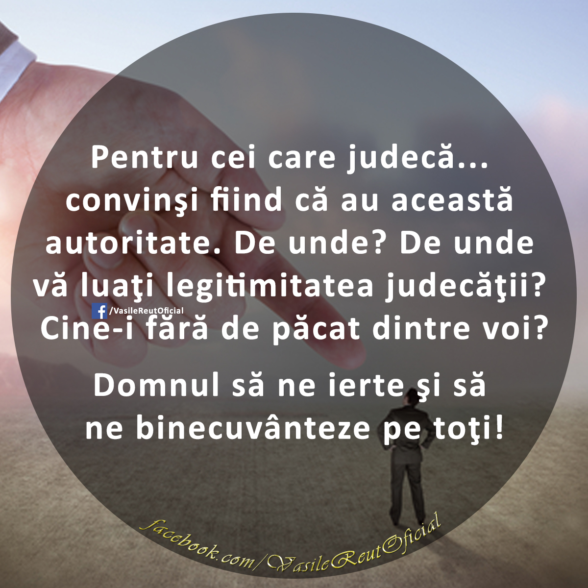 DE CE SUNT PREOT? PENTRU CEI CARE MĂ JUDECĂ: