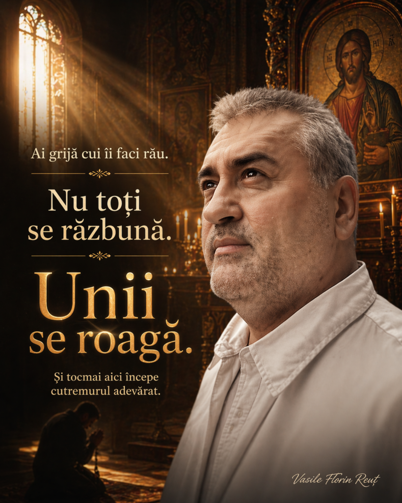 Ai grijă cui îi faci rău. Nu toți se răzbună. Unii se roagă.