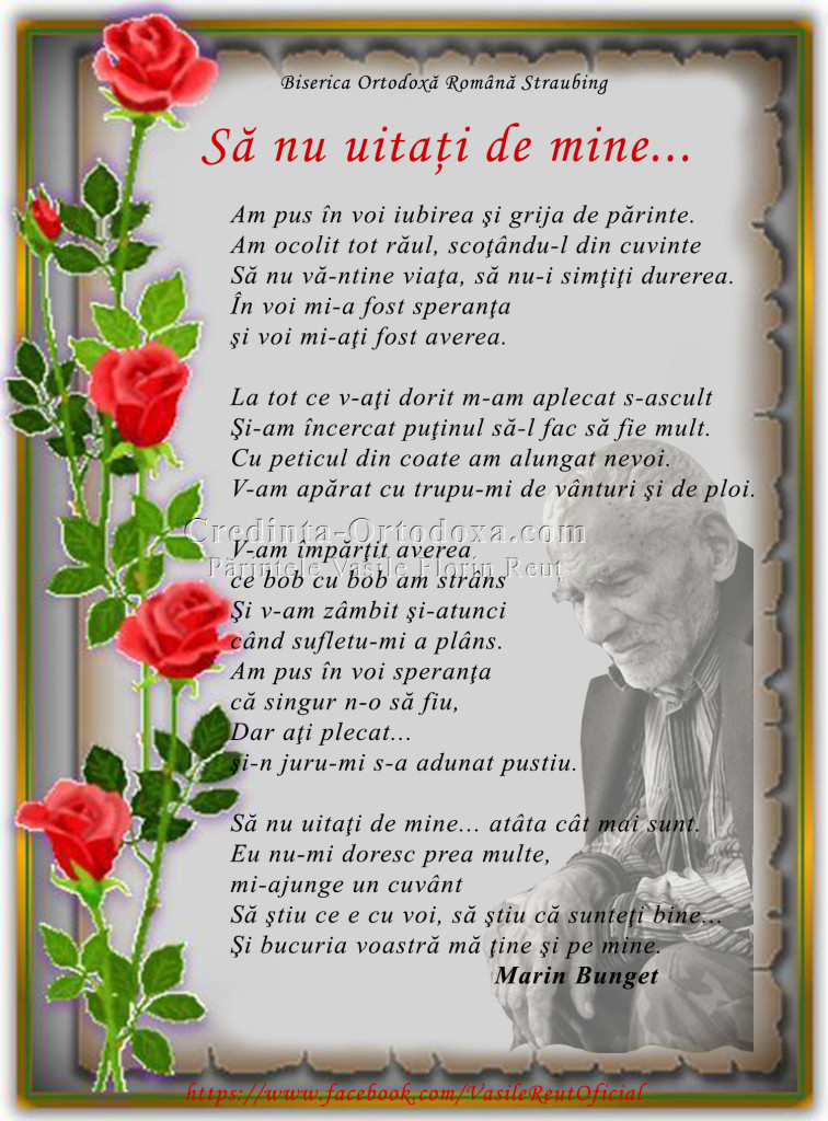 Să nu uitaţi de mine…