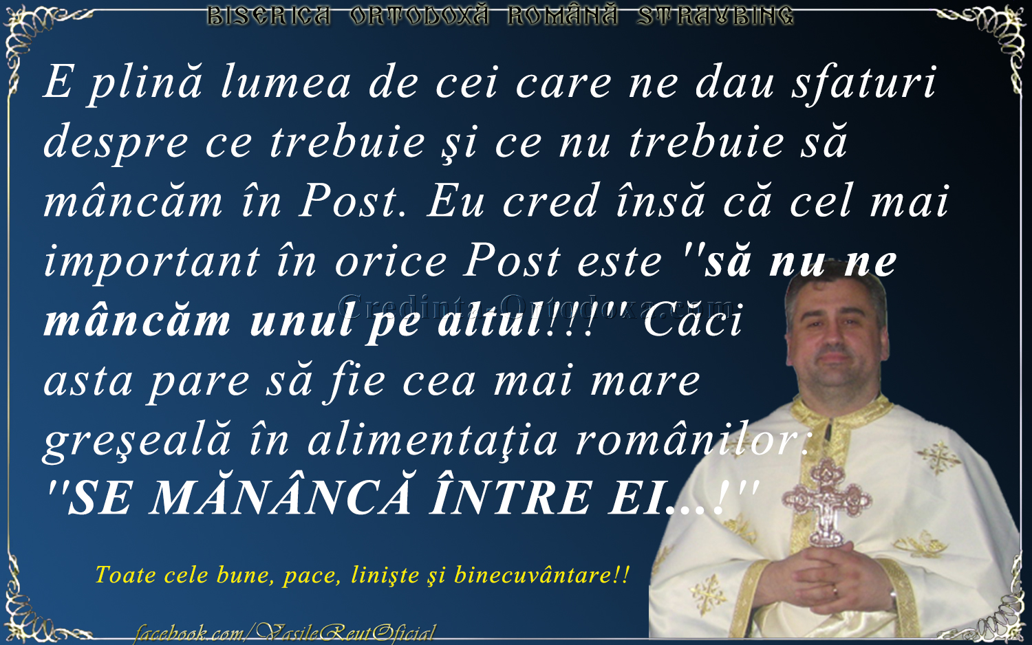 Ce trebuie şi ce nu trebuie să mâncăm în Post…?!