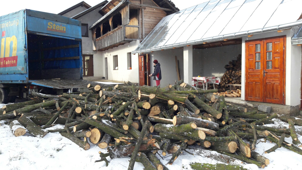 Daruri pentru câteva suflete necăjite din localitatea Şerbăuţi, Suceava – acţiunea filantropică a Bisericii Ortodoxe Române Straubing, Decembrie 2016 – prima parte