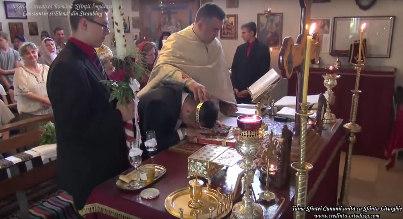 Taina Sfintei Cununii la Biserica Ortodoxa Română din Straubing!