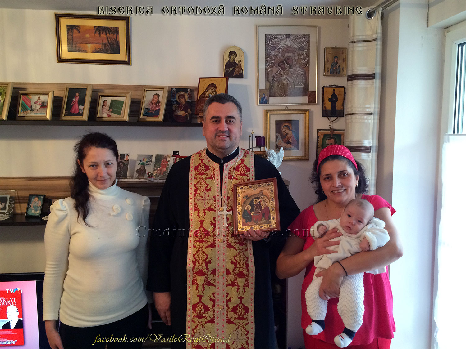 Bucuria de a păstra Credinţa şi Tradiţia Strămoşească: În vizită pastorală cu Icoana Naşterii Domnului la o familie de credincioşi din Dingolfing