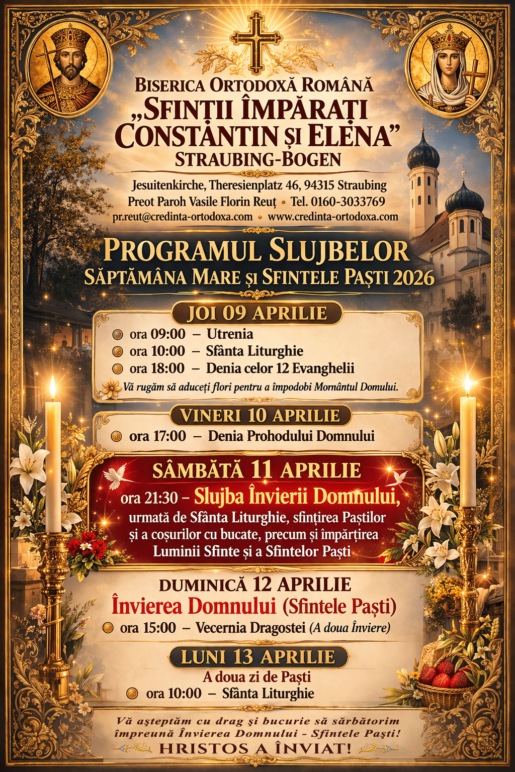 Învierea nu se povestește. Învierea se trăiește.
