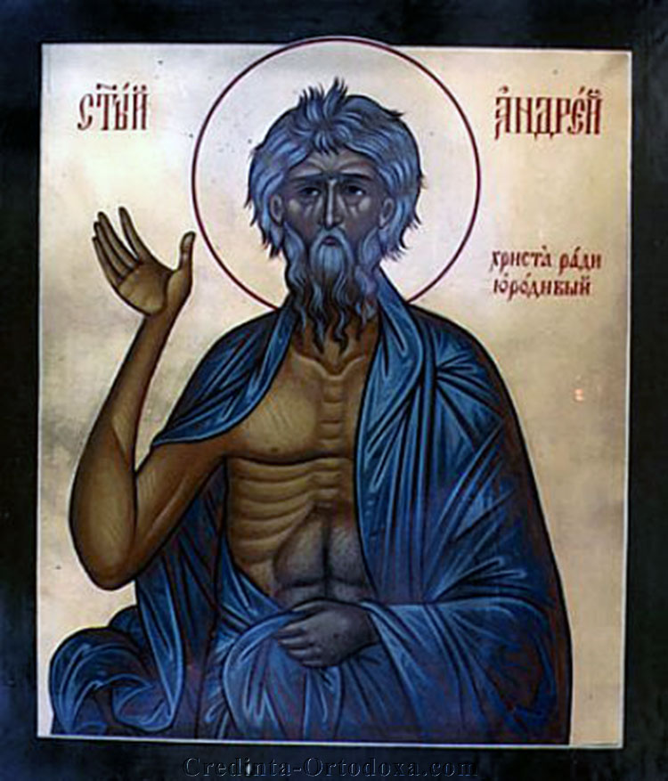 Sfantul Andrei cel nebun pentru Hristos
