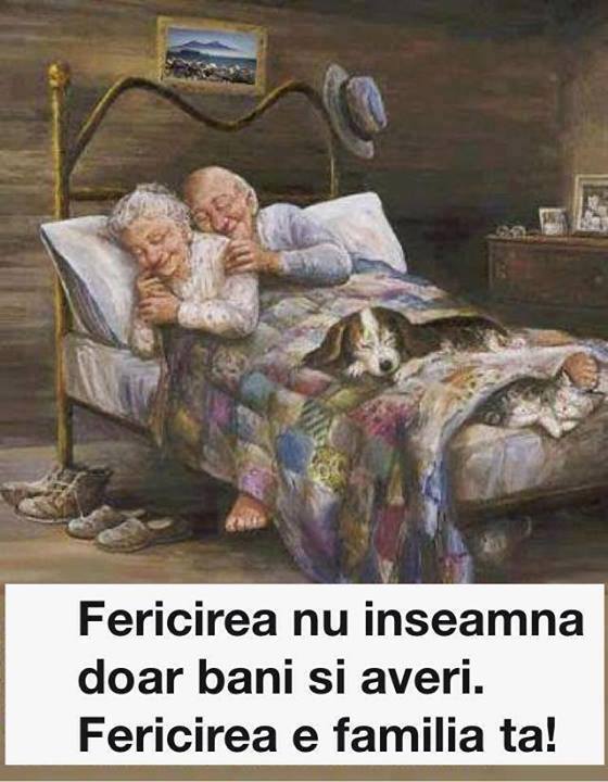 Fericirea nu inseamna numai bani si averi... Fericirea e familia ta!
