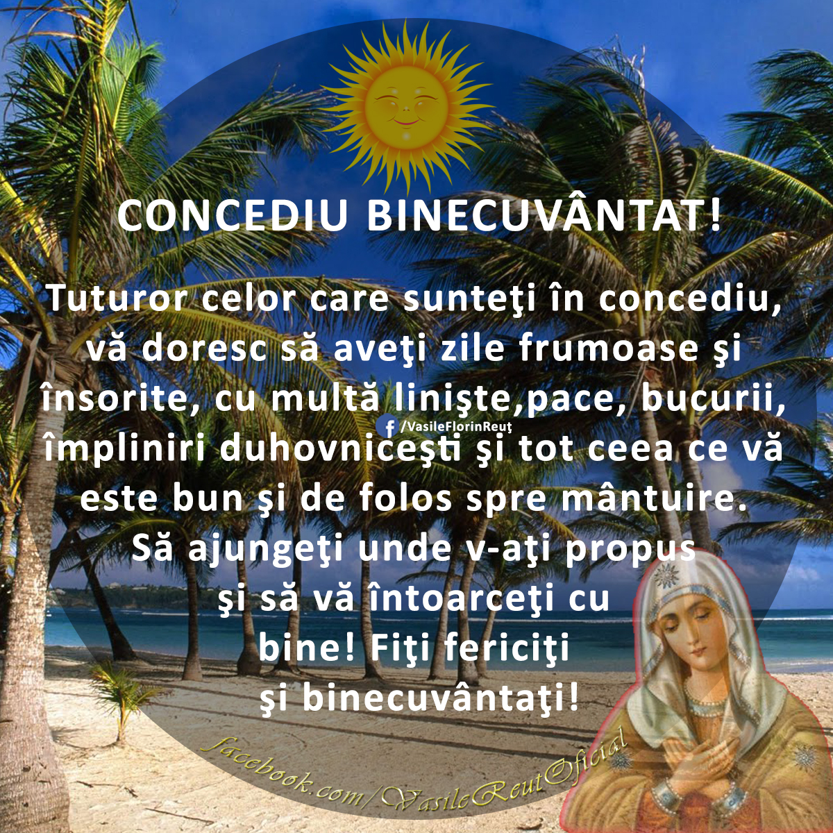 Concediu binecuvântat!
