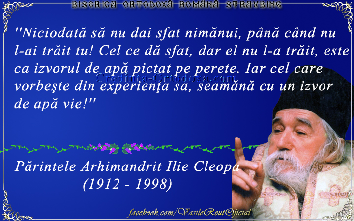 Pentru mântuire sunt necesare trei lucruri: