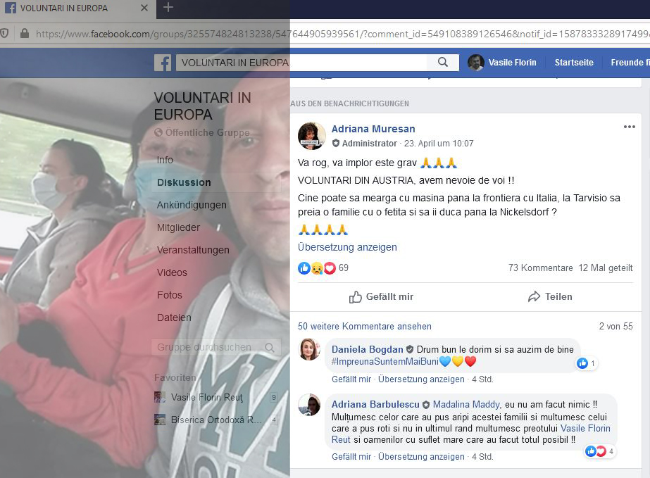 Acţiuni caritabile ale Parohiei noastre pe timpul pandemiei – Repatrierea