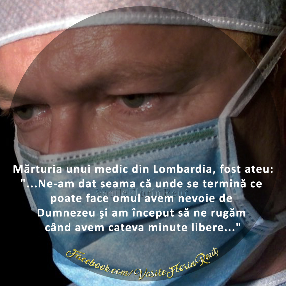 Mărturia cutremurătoare unui medic din Lombardia