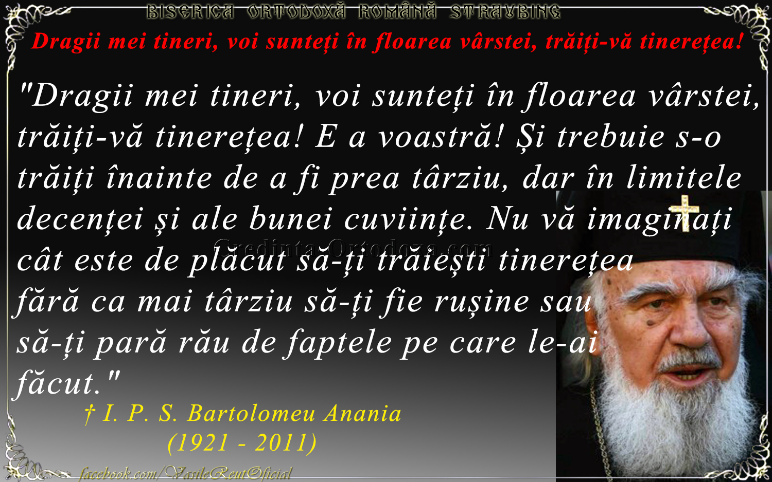 Mitropolitul Bartolomeu Anania