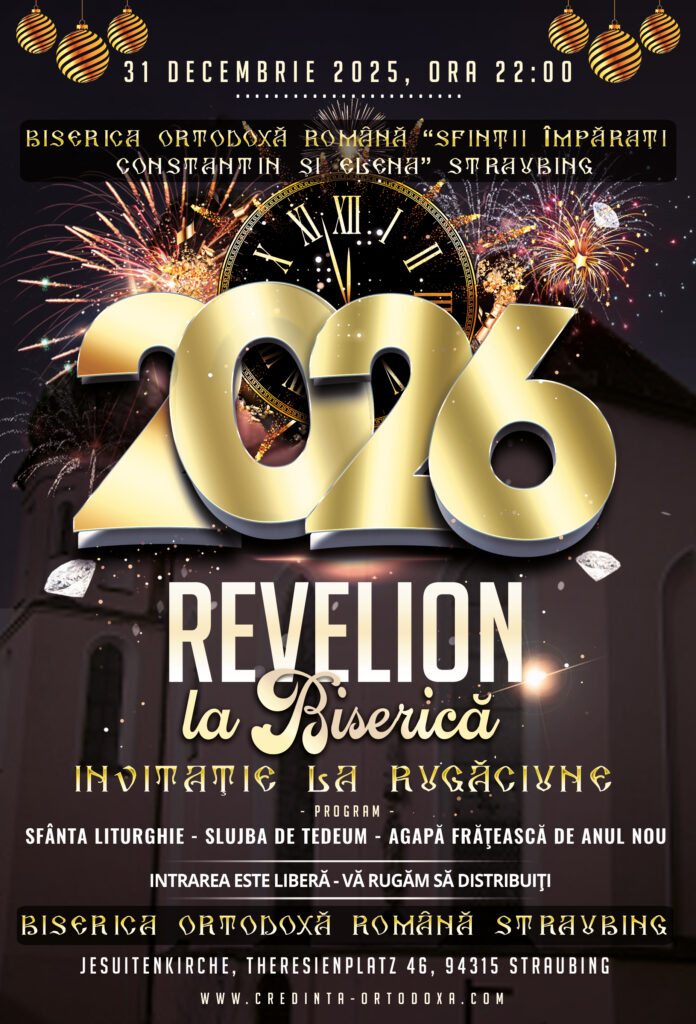 Revelion 2026 la Biserica Ortodoxă Straubing