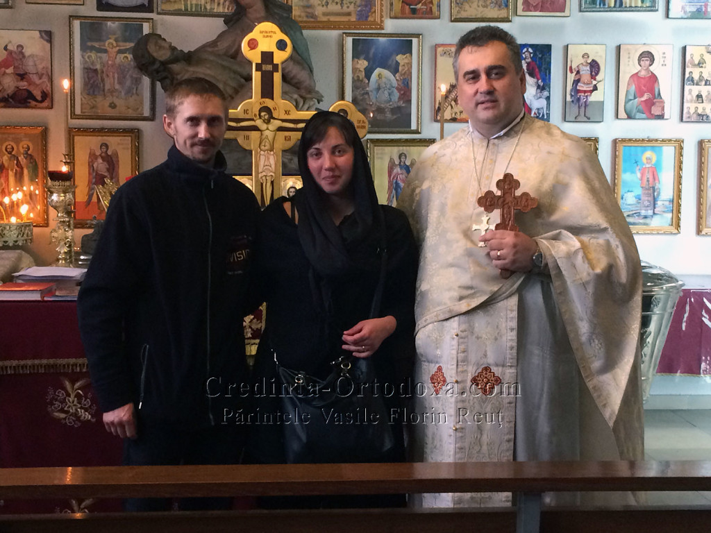 Oaspeti la Parohia Ortodoxa Romana Straubing: Parintii micutului Johann Nikolas