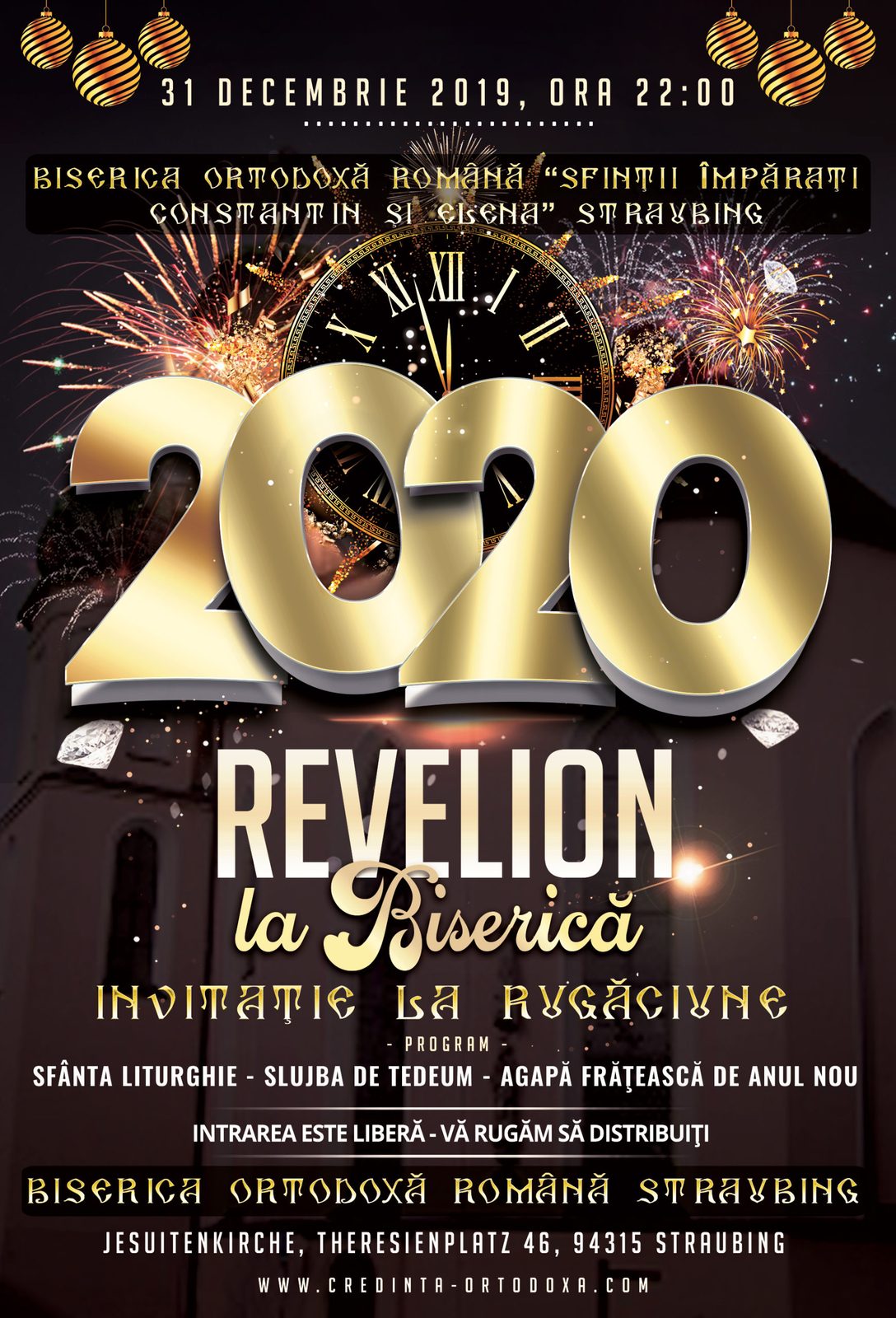 Sfânta Liturghie la cumpăna dintre ani 2019-2020