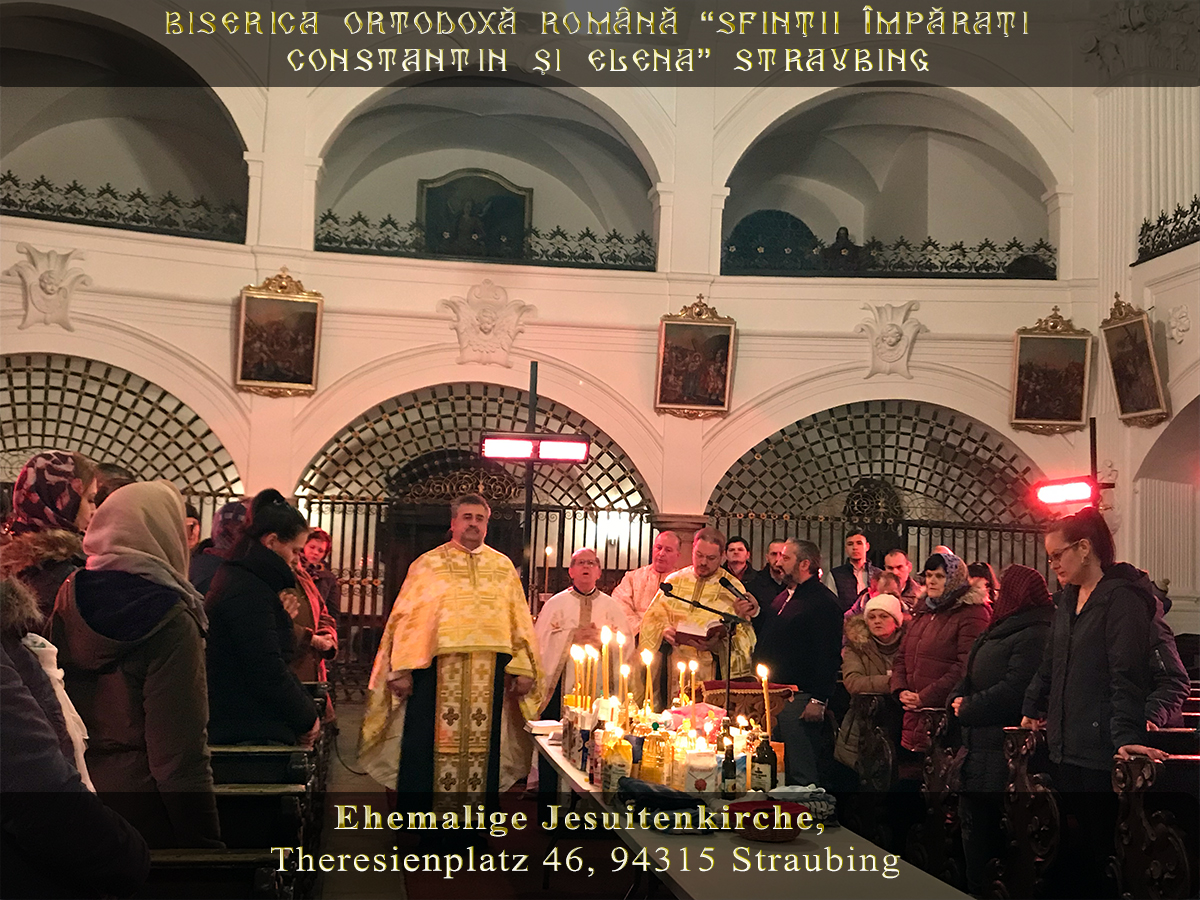 TAINA SFÂNTULUI MASLU la BISERICA ORTODOXĂ ROMÂNĂ STRAUBING